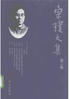 宗璞文集封面