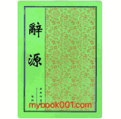 辞源封面